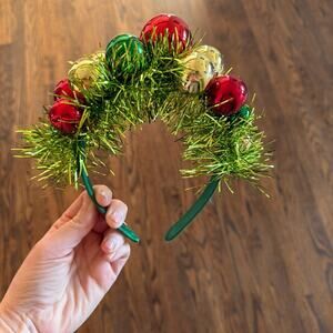 Girls Christmas ornament headband